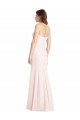 Cheap Strapless Crepe Trumpet Bridesmaid Dress / Prom Dress with Front Slit Sydney