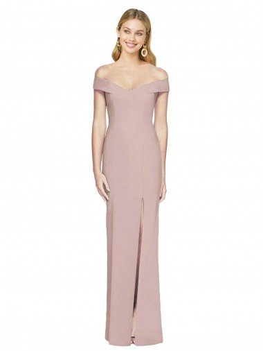 Cheap Off the Shoulder Criss Cross Back Trumpet Bridesmaid Dress / Prom Dress Sydney