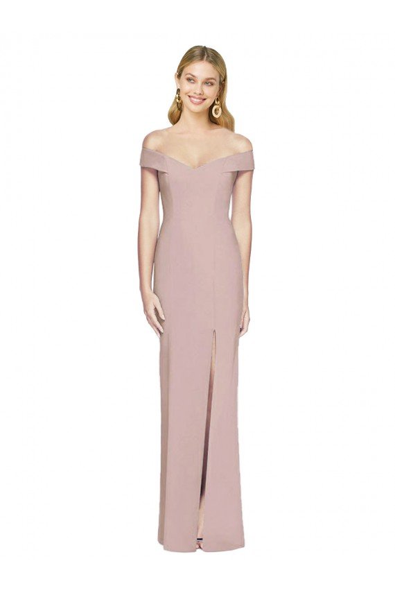 Cheap Off the Shoulder Criss Cross Back Trumpet Bridesmaid Dress / Prom Dress Sydney