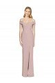 Cheap Off the Shoulder Criss Cross Back Trumpet Bridesmaid Dress / Prom Dress Sydney