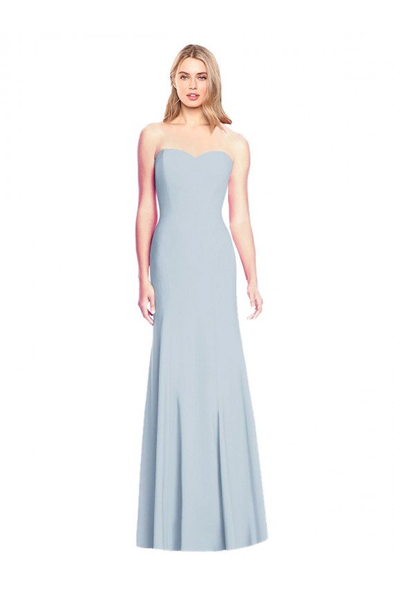 Cheap Sweetheart Strapless Flared Skirt Maxi Bridesmaid Dress / Prom Dress Sydney