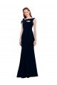 Cheap Sleeveless Formal Crepe Mermaid Bridesmaid Dress / Prom Dress with Side Slit Sydney