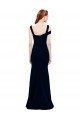 Cheap Sleeveless Formal Crepe Mermaid Bridesmaid Dress / Prom Dress with Side Slit Sydney
