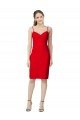 Cheap Sleeveless Sheath Sweetheart Neckline Formal Crepe Bridesmaid Dress / Prom Homecoming Dress Sydney