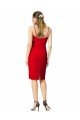 Cheap Sleeveless Sheath Sweetheart Neckline Formal Crepe Bridesmaid Dress / Prom Homecoming Dress Sydney