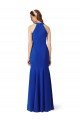 Cheap Halter V-Neck Long A-Line Formal Crepe Bridesmaid Dress / Prom Dress Sydney