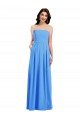 Cheap Strapless Pleated Skirt Crepe Bridesmaid Dress / Prom Dress with Pockets Sydney