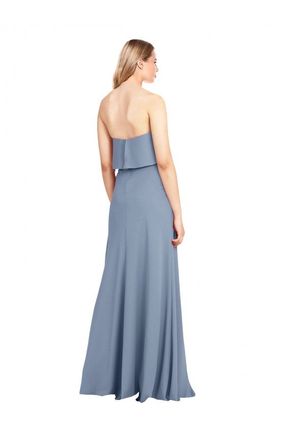 Cheap High Neck Sheath Sleeveless Stretch Formal Crepe Bridesmaid Dress / Prom Dress Sydney