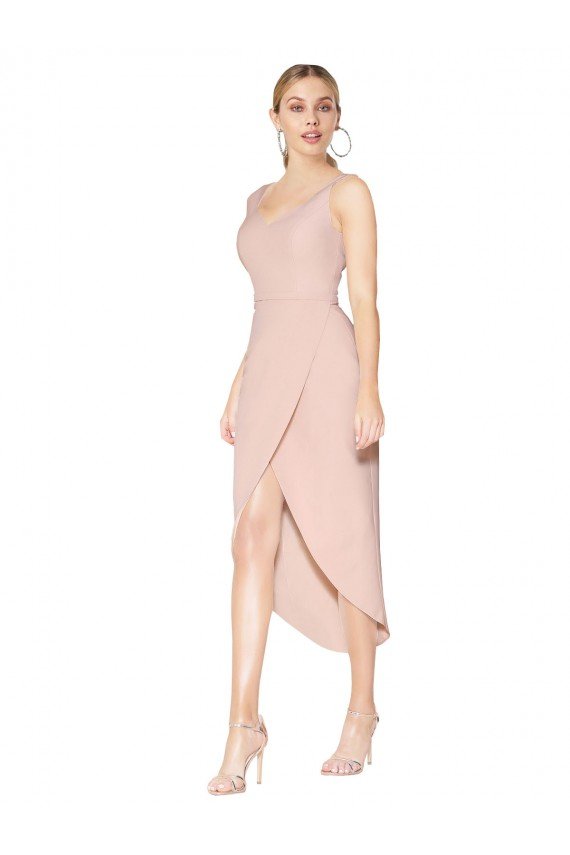 Cheap Knee Length Short Formal Crepe Bridesmaid Dress / Prom Dress Sydney