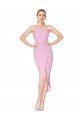 Cheap Halter Neck Short Knee Length Formal Crepe Mermaid Bridesmaid Dress / Cocktail Prom Dress Sydney