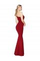 Cheap One Shoulder Long High Neck Sleeveless Mermaid Formal Crepe Bridesmaid Dress / Prom Dress Sydney