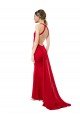 Cheap High Neck Mermaid Open Back Formal Crepe Maxi Bridesmaid Dress / Prom Dress with Train Detail Sydney