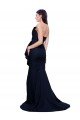 Cheap Long Strapless Sweep Train Low Back Crepe Bridesmaid Dress / Prom Dress Sydney