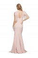 Cheap Double Bow Full Length Sweetheart Formal Crepe Bridesmaid Dress / Prom Dress with Tulle Overlay Sydney