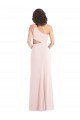 Cheap Flirty One Shoulder Midriff Cutout Maxi Formal Crepe Bridesmaid Dress / Prom Dress Sydney