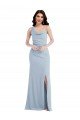 Cheap One Shoulder Draped Cowl Neck Maxi Bridesmaid Dress / Prom Dress Sydney