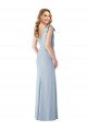 Cheap V-Back Bow Shoulder Trumpet Bridesmaid Dress / Prom Dress Sydney
