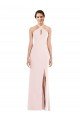 Cheap Criss Cross Halter Princess Line Trumpet Formal Crepe Bridesmaid Dress / Prom Dress Sydney