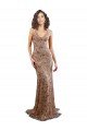 Cheap Floral Patterned Backless V-Neckline Sequin Formal Bridesmaid Dress / Prom Dress Sydney