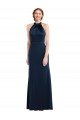 Cheap High Neck Open Back Long Maxi Bridesmaid Dress / Prom Dress Sydney