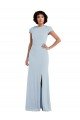 Cheap Cap Sleeve Cutout Tie Back Trumpet Bridesmaid Dress Sydney