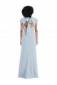Cheap Cap Sleeve Cutout Tie Back Trumpet Bridesmaid Dress Sydney