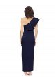 Cheap Ruched Floor Length Long Formal Crepe Bridesmaid Dress / Prom Dress with Shoulder Ruffles Sydney