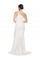 Cheap Long Sweep Train Crepe Bridesmaid Dress / Prom Dress with Side Split and One Strap Sydney