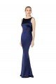 Cheap Sheath High Neck Formal Stretch Satin Bridesmaid Dress / Prom Dress Low Back Sydney