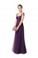 Cheap Full Length Long Tulle Bridesmaid Dress with Sweetheart Neckline Sydney
