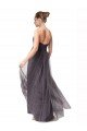 Cheap Long Sweetheart Tulle Bridesmaid Dress with Shirred Criss Cross Bodice Sydney