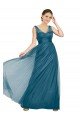 Cheap Long V-Neck Soft Tulle Bridesmaid Dress Sydney