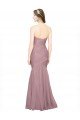 Cheap Mermaid Strapless Tulle Bridesmaid Dress with All Over Pleats Sydney
