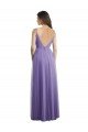 Cheap Sweetheart Deep V-Back Tulle Bridesmaid Dress with Draped Bodice Sydney