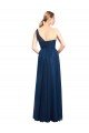 Cheap Ruched One Shoulder Tulle A-Line Bridesmaid Dress Sydney