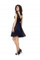 Cheap Short Bateau Neck Tulle Cocktail Bridesmaid Dress with Lace Bodice Sydney