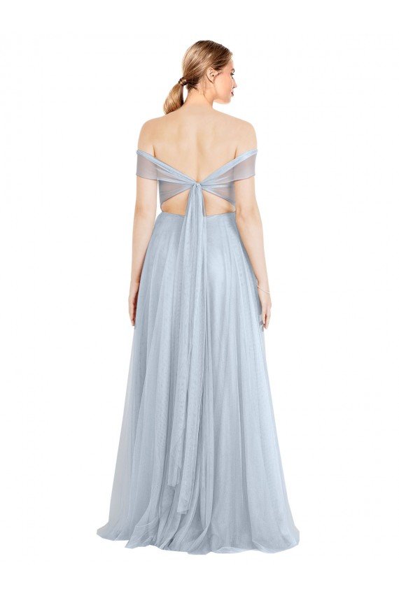 Cheap Sweetheart Neckline Off the Shoulder Tulle Bridesmaid Dress Sydney