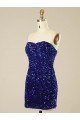 Cheap Short Sweetheart Velvet Sequin Homecoming Dress / Prom Dress Sydney