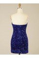 Cheap Short Sweetheart Velvet Sequin Homecoming Dress / Prom Dress Sydney