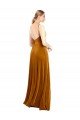 Cheap Long Velvet Cowl Neck Slip Bridesmaid Dress / Prom Dress Sydney