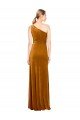 Cheap Sleek One Shoulder Long Formal Velvet Bridesmaid Dress / Prom Dress Sydney