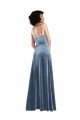 Cheap Sleek Cowl Neck Velvet Maxi Bridesmaid Dress / Prom Dress with Pockets Sydney
