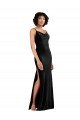Cheap Modern Floor-Length Formal Velvet Bridesmaid Dress / Prom Dress with Cowl Neck and Spaghetti Straps Sydney