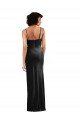 Cheap Modern Floor-Length Formal Velvet Bridesmaid Dress / Prom Dress with Cowl Neck and Spaghetti Straps Sydney