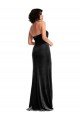 Cheap Empire Waist Formal Stretch Velvet Bridesmaid Dress / Prom Dress with Halter Strap Sydney