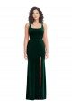 Cheap Square Neck Long Velvet Maxi Bridesmaid Dress / Prom Dress Sydney