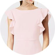 Cheap Ruffle Sleeves Bridesmaid Dresses Sydney