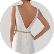 Cheap V-Back Wedding Dresses Sydney